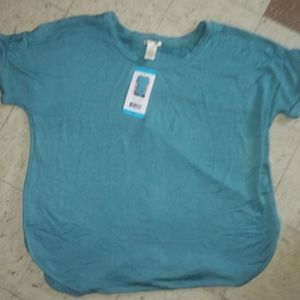 Brand new Matty M 2x light teal short sleeve